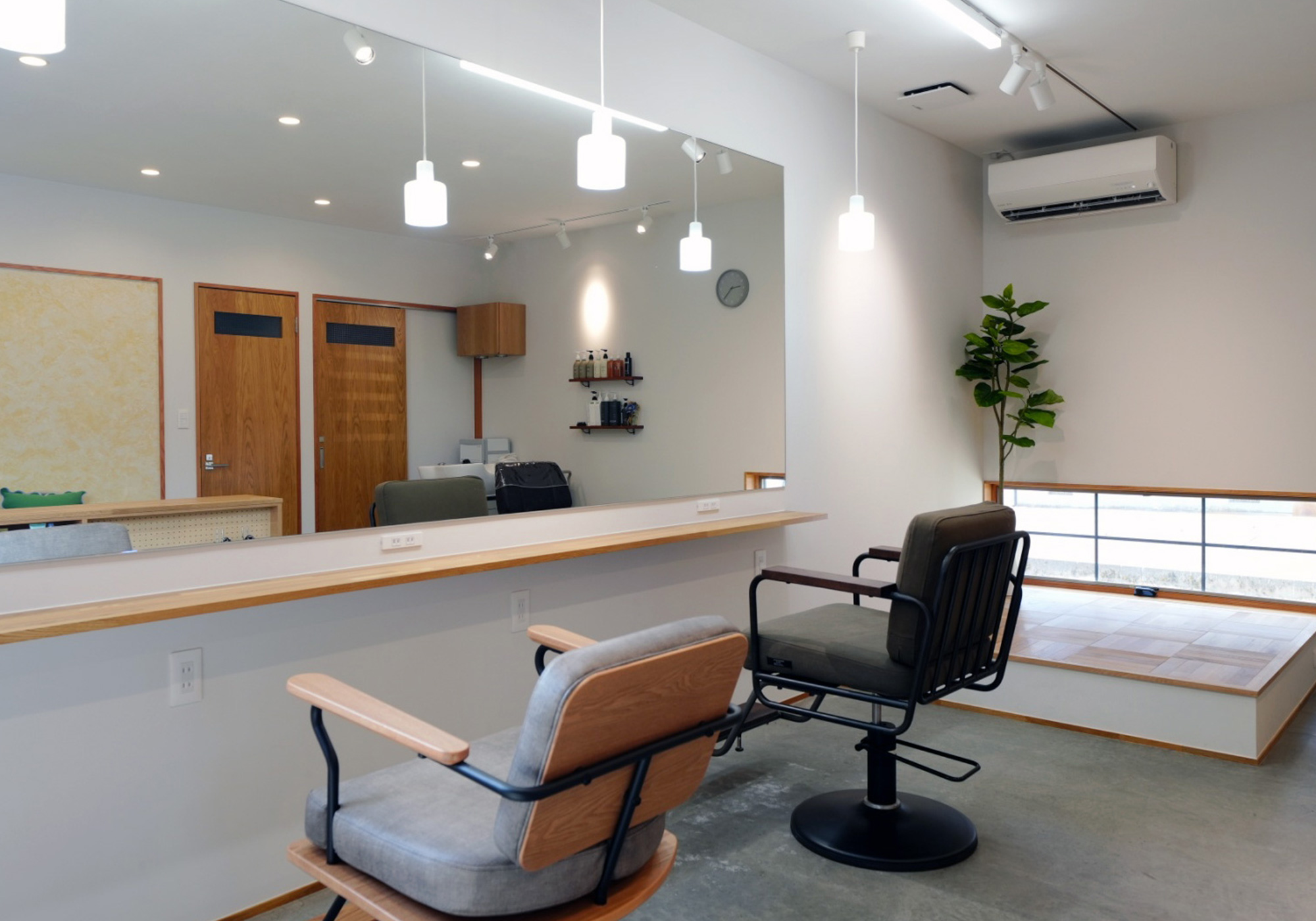 Verde hairsalon(ヴェルデ ヘアサロン)座席